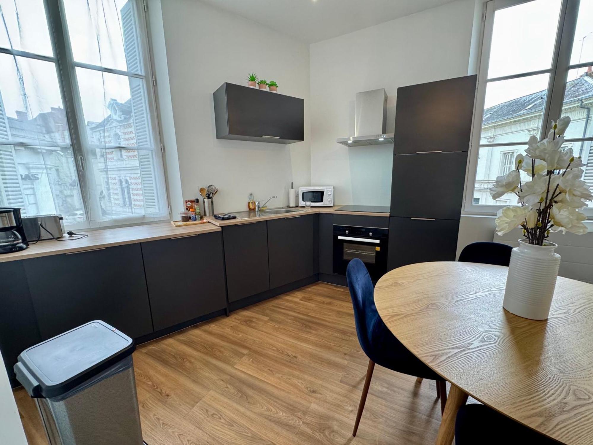 Appartement Le Corneille centre ville climatisé Saumur Extérieur photo